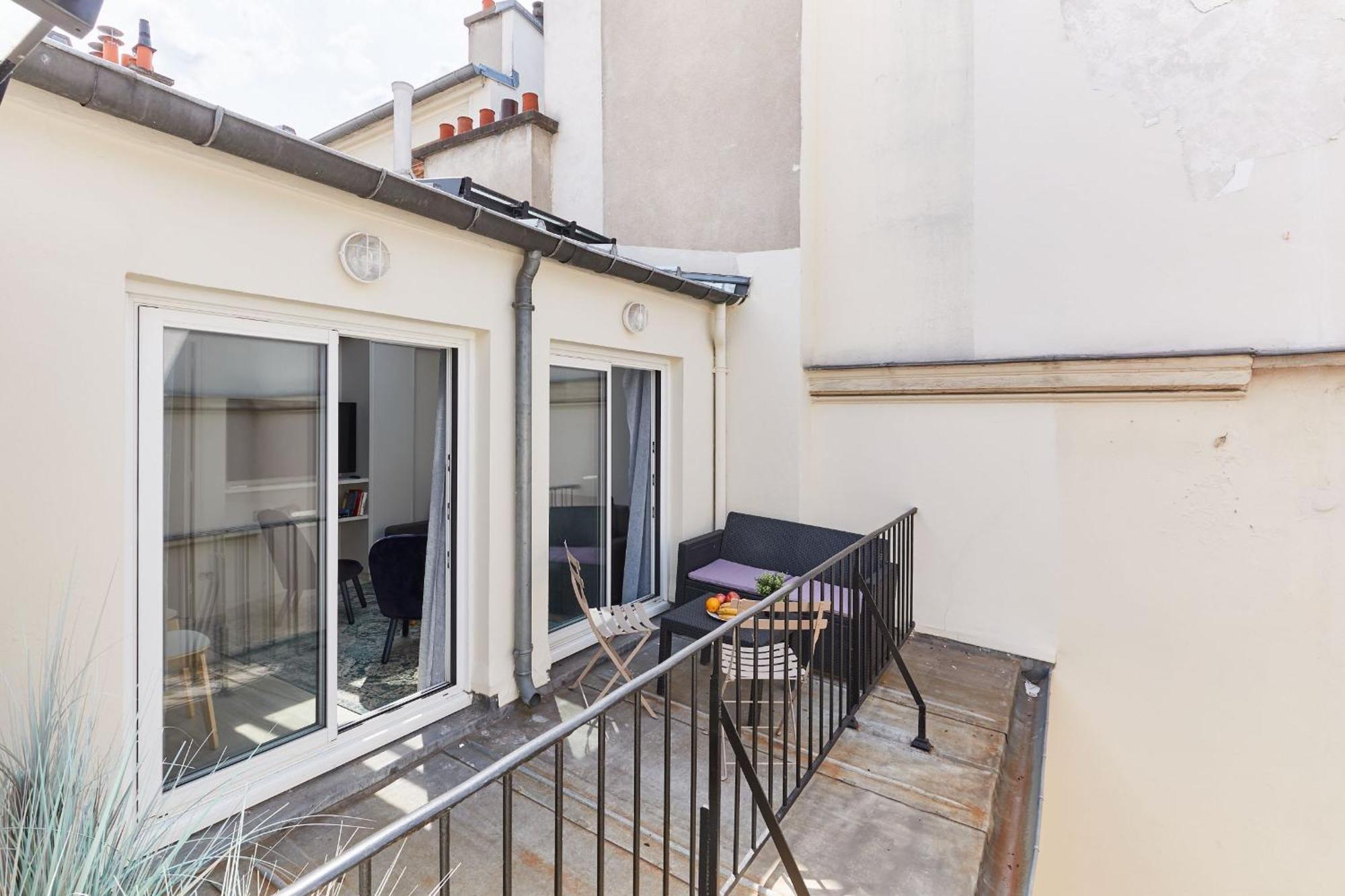 Jardin And Balcony 1Br Apartment Paris Bagian luar foto
