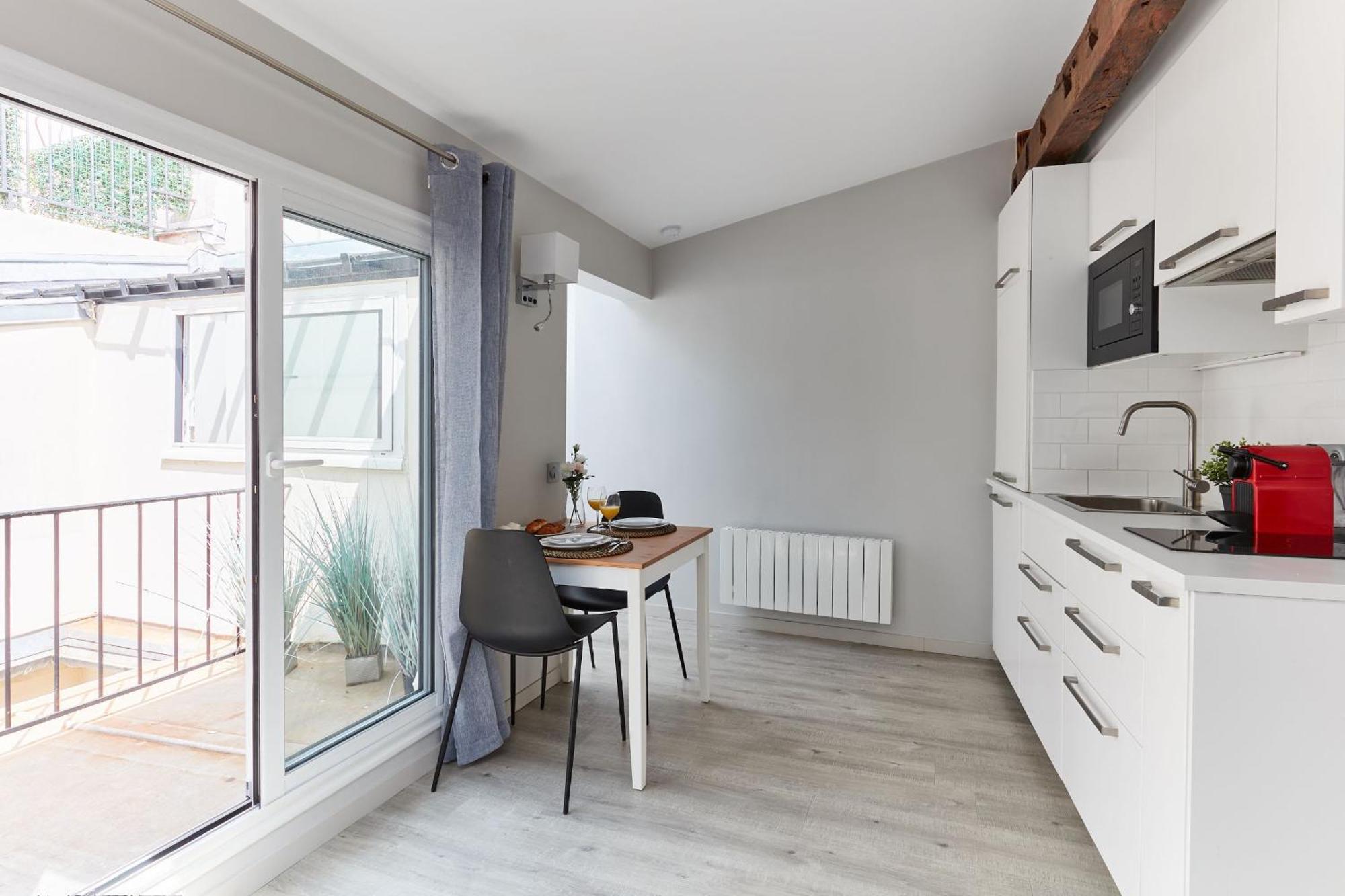 Jardin And Balcony 1Br Apartment Paris Bagian luar foto