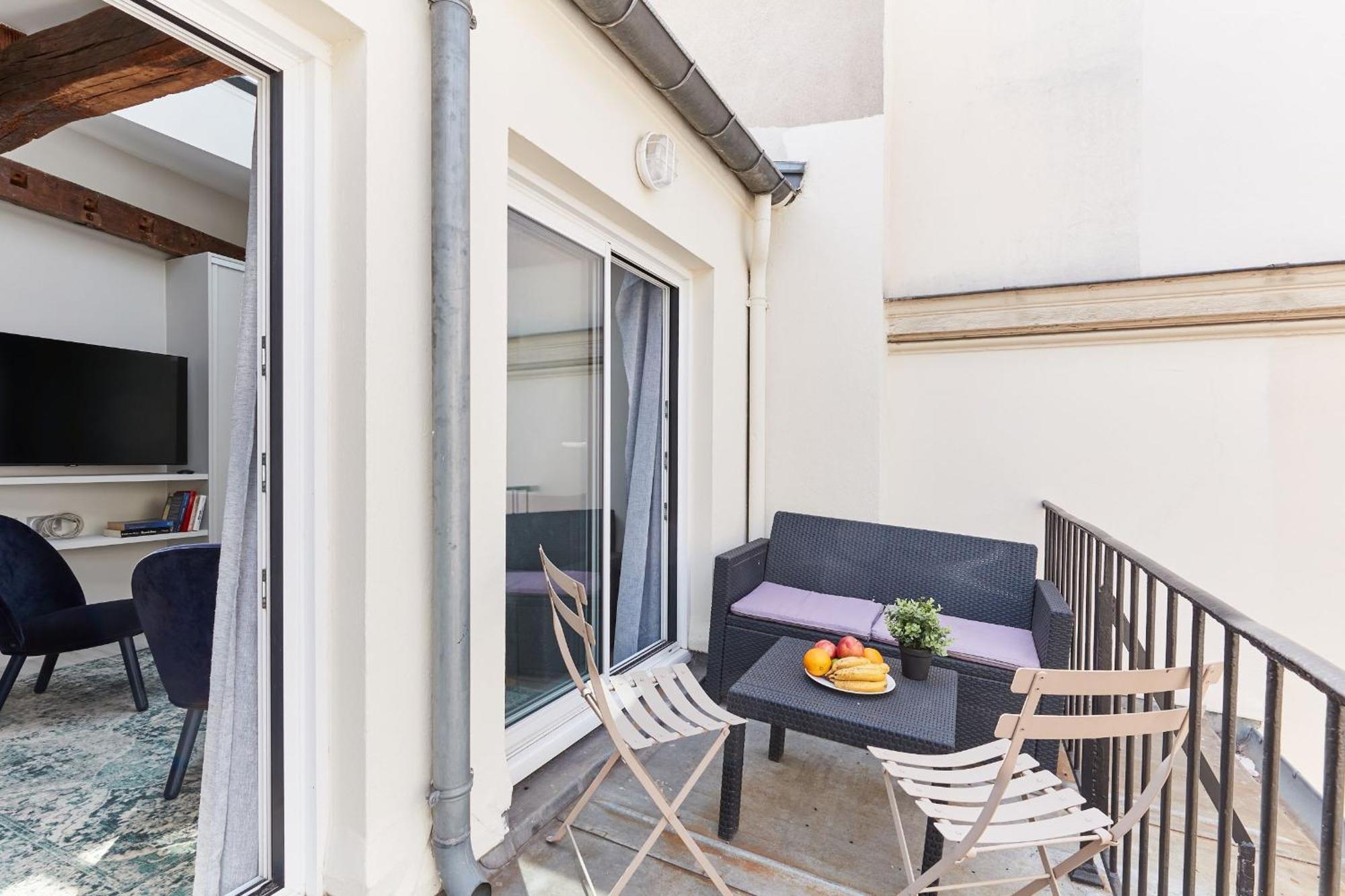 Jardin And Balcony 1Br Apartment Paris Bagian luar foto
